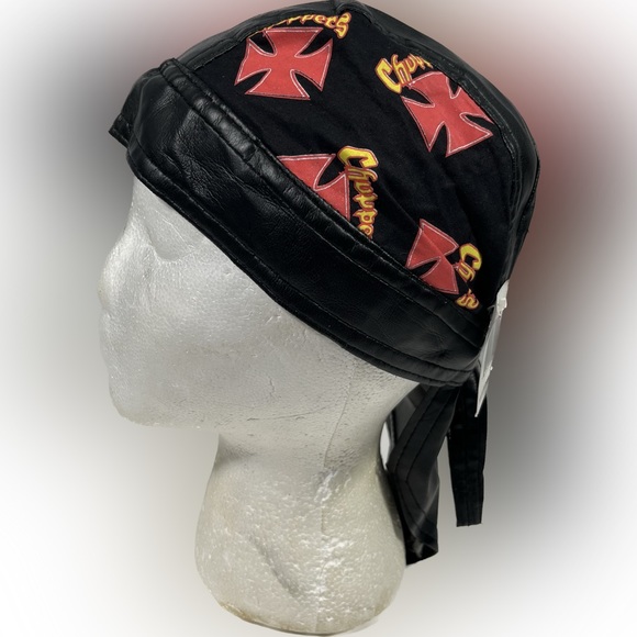 Biker Skull Cap Chopper Motorcycle Bandanna Head Wrap Du Doo Do Rag Hat - Picture 1 of 7